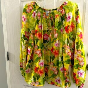 Tommy Bahama Floral Blouse